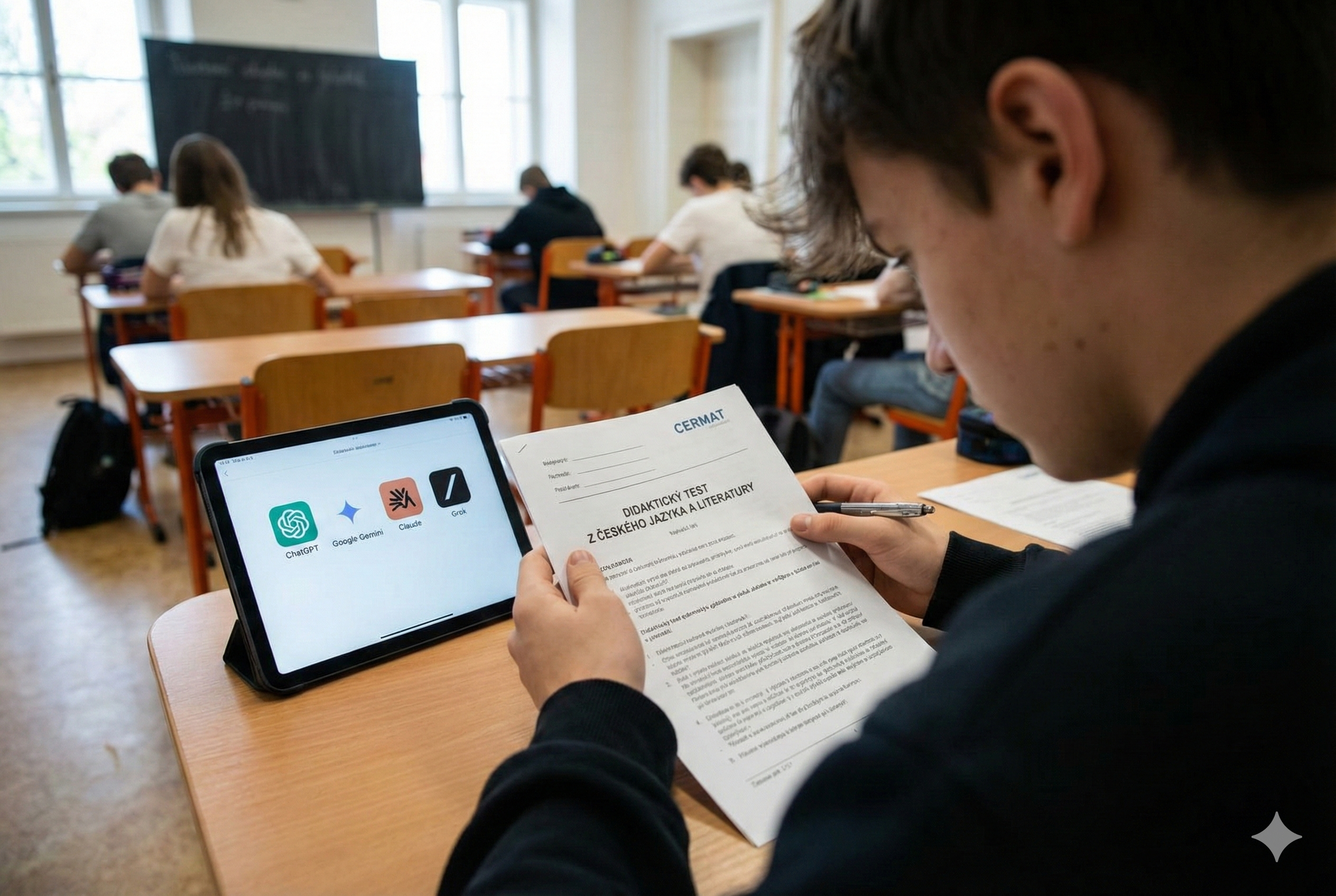 Jak by AI zvládly české přijímačky na střední školy (1)?